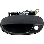 Help! By Dorman Exterior Door Handle - Plastic Black Single - 77496
