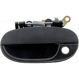 Help! By Dorman Exterior Door Handle - Plastic Black Single - 77496