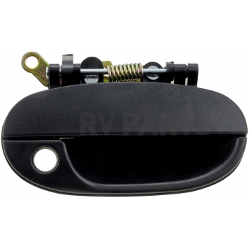 Help! By Dorman Exterior Door Handle - Plastic Black Single - 77497