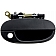 Help! By Dorman Exterior Door Handle - Plastic Black Single - 77497