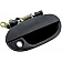 Help! By Dorman Exterior Door Handle - Plastic Black Single - 77497