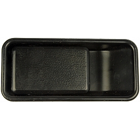 Help! By Dorman Exterior Door Handle - Plastic Black Single - 79334