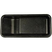 Help! By Dorman Exterior Door Handle - Plastic Black Single - 79335