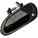 Help! By Dorman Exterior Door Handle - Plastic Black Single - 79336