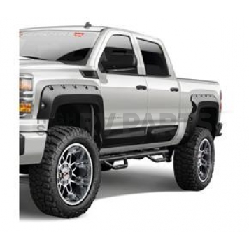 Warn Fender Flare - Black ABS Plastic Satin Set Of 4 - 102022