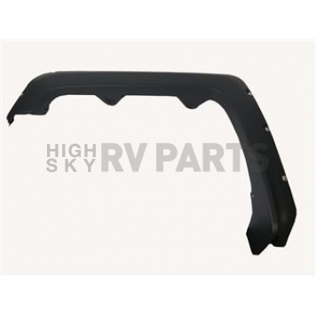 Warn Fender Flare - Black ABS Plastic Satin Set Of 4 - 102023