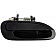 Help! By Dorman Exterior Door Handle - Plastic Black Single - 79339