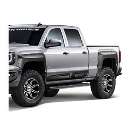 Warn Fender Flare - Black ABS Plastic Satin Set Of 4 - 102026