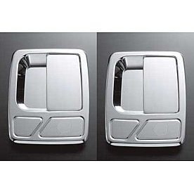All Sales Exterior Door Handle -  Polished Aluminum Set Of 2 - 512
