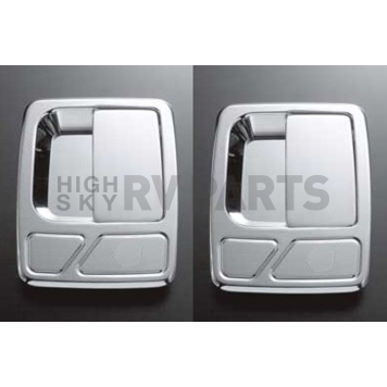 All Sales Exterior Door Handle -  Polished Aluminum Set Of 2 - 512