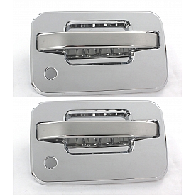 All Sales Exterior Door Handle -  Polished Aluminum Set Of 2 - 520