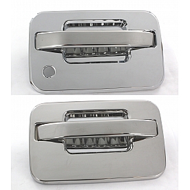 All Sales Exterior Door Handle -  Polished Aluminum Set Of 2 - 521
