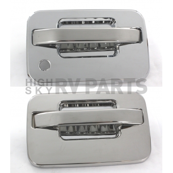 All Sales Exterior Door Handle -  Polished Aluminum Set Of 2 - 521