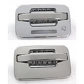 All Sales Exterior Door Handle -  Polished Aluminum Set Of 2 - 521K
