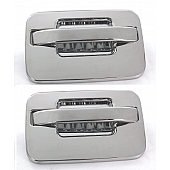 All Sales Exterior Door Handle -  Polished Aluminum Set Of 2 - 522