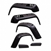 Rugged Ridge Fender Flare - Black Textured Thermoplastic Set Of 4 - 1163210