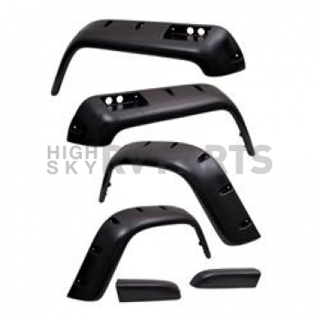 Rugged Ridge Fender Flare - Black Textured Thermoplastic Set Of 4 - 1163210