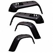 Rugged Ridge Fender Flare - Black Thermoplastic Set Of 4 - 1163310