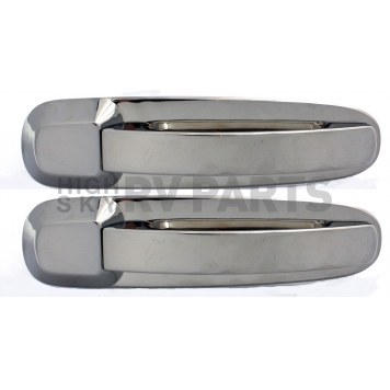 All Sales Exterior Door Handle -  Chrome Plated Aluminum Set Of 2 - 402C