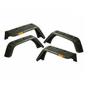 Rugged Ridge Fender Flare - Black Textured Thermoplastic Set Of 4 - 1164009