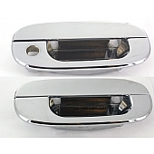 All Sales Exterior Door Handle -  Polished Aluminum Set Of 2 - 411