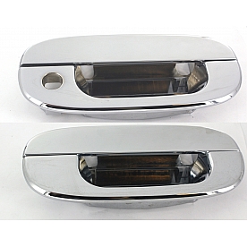 All Sales Exterior Door Handle -  Polished Aluminum Set Of 2 - 411