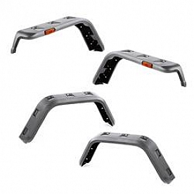 Rugged Ridge Fender Flare - Black Textured Thermoplastic Set Of 4 - 1164030
