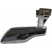 Help! By Dorman Interior Door Handle - Paddle Plastic Silver Single - 77066