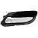 Help! By Dorman Interior Door Handle - Plastic Black Housing With Silver Lever Single - 82994