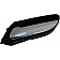 Help! By Dorman Interior Door Handle - Plastic Black Housing With Silver Lever Single - 82994