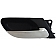 Help! By Dorman Interior Door Handle - Plastic Black Housing With Silver Lever Single - 82995