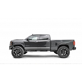 Fab Fours Fender Flare - Black Steel Powder Coated Set Of 4 - TF30101