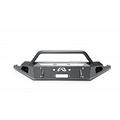 Fab Fours Bumper Red Steel 1-Piece Design Steel Black - S19RS39621