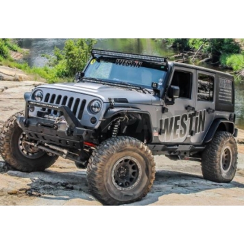 Westin Automotive Fender Flare - Black Steel Set Of 2 - 621015-8