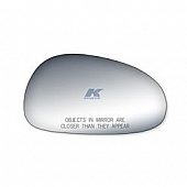 K-Source Exterior Mirror Glass Oval Power Single - 90043
