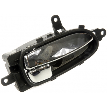 Help! By Dorman Interior Door Handle - Plastic Black Housing With Silver Lever Single - 81561-2
