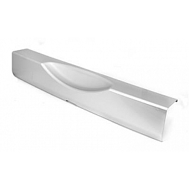 Rugged Ridge Bumper Cover Sahara Polished Silver Stainless Steel - 1204009