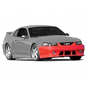 Roush Performance/ Kovington Bumper Cover Plain Unpainted Primered ABS Plastic - SM011K100A
