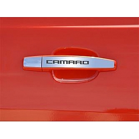 American Car Craft Exterior Door Handle Trim - Silver Stainless Steel Polished - 102082