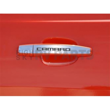 American Car Craft Exterior Door Handle Trim - Silver Stainless Steel Polished - 102082