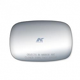 K-Source Exterior Mirror Glass Rectangular Manual Remote Single - 90007