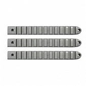 DV8 Offroad Exterior Door Handle Trim - Silver Aluminum Natural - P190028AL3