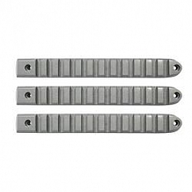 DV8 Offroad Exterior Door Handle Trim - Silver Aluminum Natural - P190028AL3
