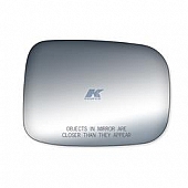 K-Source Exterior Mirror Glass Rectangular Manual Single - 90015