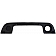 Help! By Dorman Exterior Door Handle Trim - Black Plastic Textured - 83122