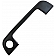 Help! By Dorman Exterior Door Handle Trim - Black Plastic Textured - 83122