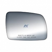 K-Source Exterior Mirror Glass Rectangular Power Single - 90022