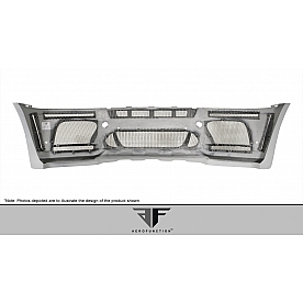 Extreme Dimensions Bumper Cover Plain Aero Function AF-5 Fiberglass - 108718