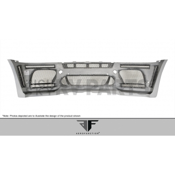 Extreme Dimensions Bumper Cover Plain Aero Function AF-5 Fiberglass - 108718