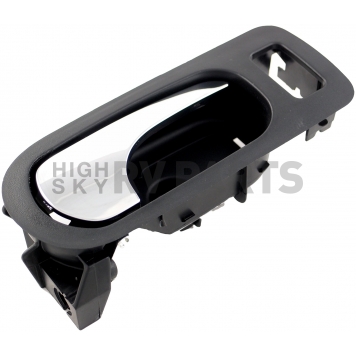 Help! By Dorman Interior Door Handle - Plastic Black Housing With Silver Lever Single - 81821-2